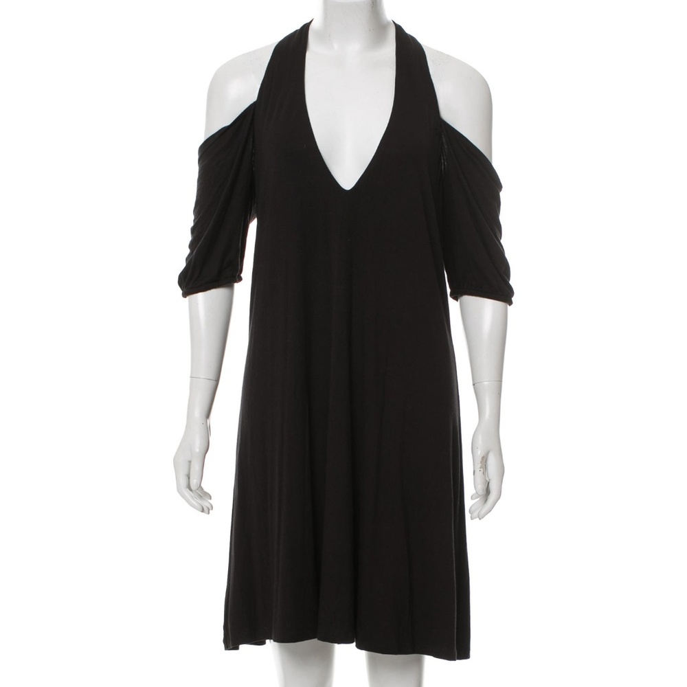 NWT HAUTE HIPPIE Cold Shoulder Knee-Length Dress
